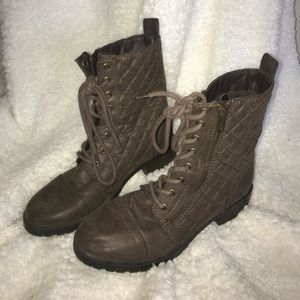 Brown Combat Boots